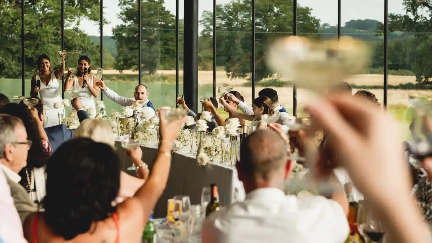 cheers in the k room at sant ffraed house